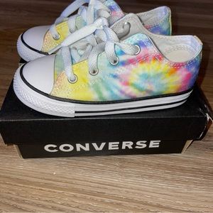 Tie Dye Toddler Converse Shoes
